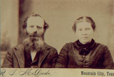 Eastridge - Andrew and Martisha Eastridge
He was the son of Pleasant Eastridge(born ~1808) and Phoebe Graybeal Eastridge (born 1810) - married in 1830.

Andrew had several brothers and sisters:

William b.1831, d.1888
John b. 1833, d. ?
Henry b. 1835 d.
David b. 1836,d. ?
Joel b. 1838, d. ?
Eli b. 1840, d.?
Lucy b. 1841 d.?
Mary b. 1843, d. ?
Martha b. 1846, d. ?
Sarah b. 1849, d. ?

This is the way the story goes as told by my grandfather Roby Eastridge: During the Civil War the Rebels got Andrew and were going to make him fight for them. His moth
