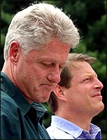 clinton.jpg
This is a 1998 photo of President Bill Clinton and Vice President Al Gore at the dedication of the National Scenic river dedication at Obids, Ashe County, NC.
