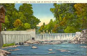 Dam Across Buffalo Creek near Patterson School, Caldwell County, North Carolina
