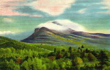 gfm2.jpg
This view of a cloud capped Grandfather Mountain was made in the 1930-45 era.
