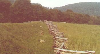 hofence.jpg
This photograph was taken near Haw Orchard Baptist Church by Jeff Weaver in the late 1970s.
