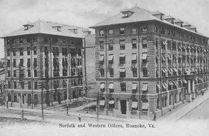 n-wroanoke.jpg
Norfolk and Western Railroad Offices, Roanoke, ca. 1900
