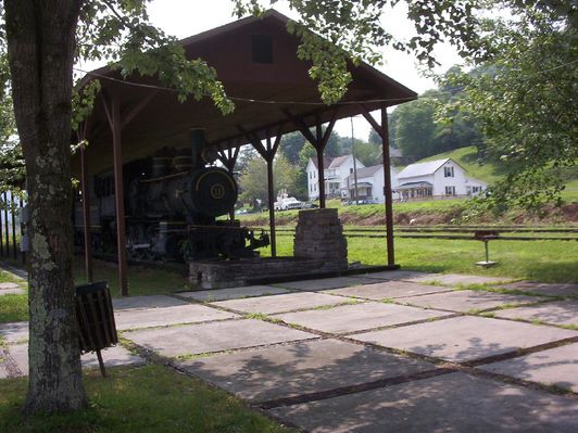 000_0715.JPG
This is a shot of the train shed in downtown Saltville which covers two historic engines.  Photo by Jeff Weaver, June 2005.
