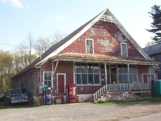 100_1656.jpg
This old country store sits about 100 yards in Smyth County from the Wythe County line on Cedar Springs Road.  Photo April 23, 2006 by Jeff Weaver.
