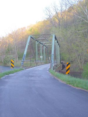 100_1681.jpg
This Iron Bridge spans the North Fork of Holston River on Ridgedale Road.  This type bridge, once common, is fast disappearing from the landscape.  Photo April 23, 2006 by Jeff Weaver.
