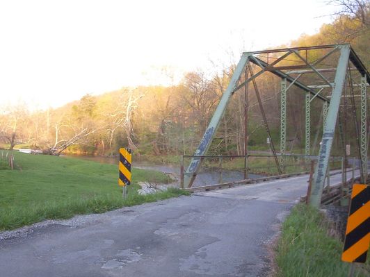 100_1682.jpg
This old iron bridge is on Ridgedale road at Chatham Hill.  Photo near sunset, April 23, 2006, by Jeff Weaver.
