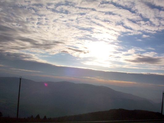 100_1915.jpg
This photo was taken from the summit of Whitetop on December 6, 2006 by Jeff Weaver.  Note the refelection of the sun's disc.
