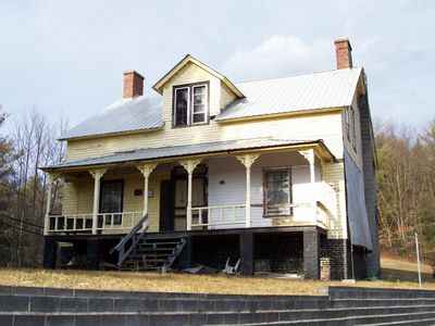 Fries - 191 Cliff Street
101 Cliff St. Fries, VA.  Home was reputed to have been built by Western Union as telegraph office.  Also reputed to have been first residence built in historic district of Fries.--Photo by David Arnold
