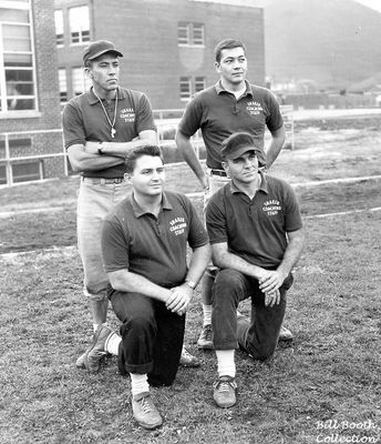 1964worthycoaches.jpg
1964 R. B. WORTHY HIGH SCHOOL FOOTBALL COACHING STAFF
 
KNEELING - FROM LEFT- HARRY JOHNSON, HEAD COACH AND NELSON ROSS; STANDING - FROM LEFT- DALLAS BROWN AND JIM WRIGHT.  Courtesy of Don Smith [email]dsmith1043@comcast.net[/email]
