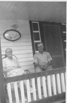 882.jpg
Arthur F. Blevins (1895-1975) was the son of Clayborn Monroe Weaver and Martha Litisha Phipps.  Fannie Q. Blevins (1903-1985) was the daughter of Elder Jeter C. Blevins and Rosa Sage.  This was taken at their home at Grassy Creek in 1954.
