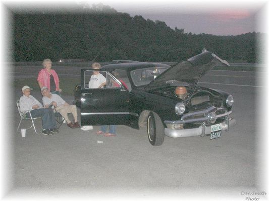 BUCKSDRIVEINCRUISEIN062.jpg
GEORGE FRENCH AND FRIENDS WITH HIS '49 FORD AT THE CAR NUT'S CRUISE IN AT BUCK'S DRIVE IN.
 
SALTVILLE, VA. / AUGUST 5, 2006.  Courtesy of Don Smith [email]dsmith1043@comcast.net[/email]

