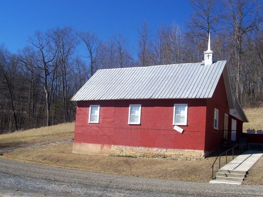 Foster Falls - Brick Church
Two churches mentioned in Hannah Walton Sanders' Civil War era diary @ [url]http://home.alltel.net/cjwalker/[/url]

A sign at the Old Brick Church states that the church was established in 1890, but that conflicts with her diary.  I believe the congregation was established in 1890, but the building is much older and was more of a meeting house before being organized as a church.
 
Hannah Walton Sanders is connected with the Walton family for whom Walton's Furnace was named.  Walton Furnace is located within a few hundred yards of Sanders Mine Road at it's intersection with Walton Furnace Road.  Sander's Mine was operated by her husband.

Photo by Shawn Dunford.  Courtesy of David Arnold [email]david.arnold@adelphia.net[/email]
