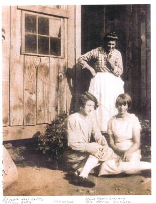 GRNDMTHRsmall.jpg
This photo of Elizabeth Hart Blevins was taken in Azen where 
she lived. The girls are Ola Blevins and Leona Martin, her granddaughters.
Courtesy of Mary Blevins [email]mcblevins@hotmail.com[/email]

