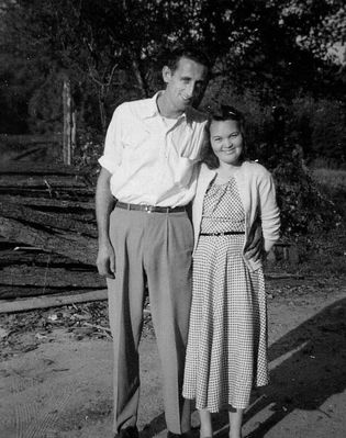 IraandRuth.jpg
My father, Ira Johnson, and mother Edna Ruth Davidson Johnson during the early years of their marriage. Daddy was the son of John Wesley and Carrie Cornelia Davidson Johnson of Washington County, Virginia. Mommy was the daughter of Rosser Kelly and America Ann Doane Davidson of Cedar Branch in Saltville in Smyth County, Virginia.
Courtesy of Lesa Long [email]ladygwenhwyvar@hotmail.com[/email]
