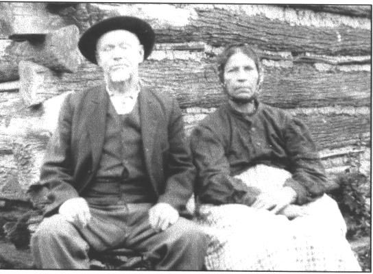 JoeandMelvinaHamNichols.jpg
Picture of Joe and Melvina Ham Nichols
Melvina was a daughter of Levi and Millie Ham, and born about 1859.  She was a sister of Tobitha Ham Perry Blevins, Courtesy of  Mary Ann Talbott [email]matalbott@seidata.com[/email]
