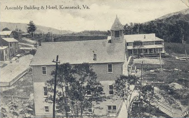 Konnarock1911.bmp
This facilty sat about 100 yards on the Smyth County side of the Smyth/Washington County line.  This postcard dates from 1911.
