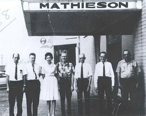 MGSWORKERS21968001.jpg
THE LAST EMPLOYEES OF THE MATHIESON GENERAL STORE IN SALTVILLE, VA. BEFORE IT CLOSED IN 1968.
 
L-R- CLAUDE CUDDY, RICHARD NUTTER, EVELYN VENABLE, HUBERT VENABLE, ARCH HARPER, BRUCE WIMMER, AND EARL ANDERSON

Photo courtesy of Don Smith [email]dsmith1043@comcast.net[/email]
