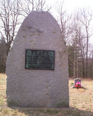 Galax - Osborne Cemetery
The stone is massive.  Located near the intersection of Nuckolls Curve Rd. & US 58 west of Galax in Grayson on private property still owned by the family.  Photo by Shawn Dunford.  Courtesy of David Arnold [email]david.arnold@adelphia.net[/email]
