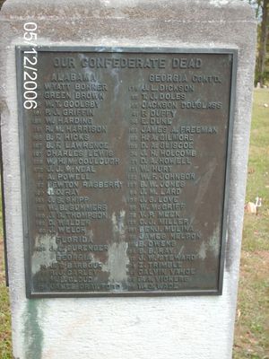 PICT0391.JPG
Located in the Holston Conference Cemetery, this is the 4th side of the Confederate monument located there.  Photo May 12, 2006 by Jeff Weaver.
