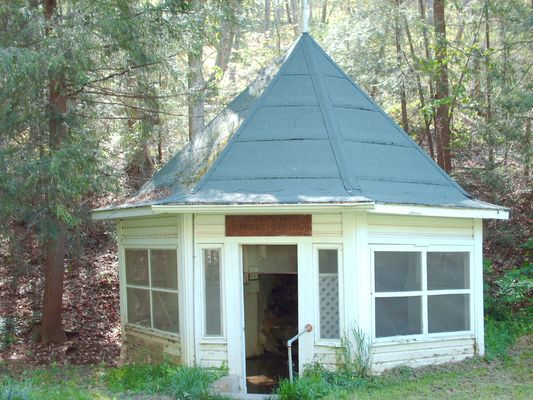 Picture 101.jpg
The gazebo housing the bromide-arsenic spring.  Photo by Jeff Weaver May 3, 2006.
