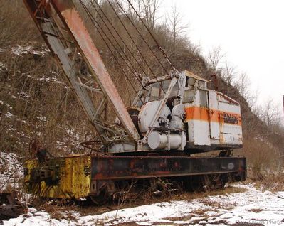 Saltville - Olin Hoist
THIS HOIST, MANUFACTURED BY INDUSTRIAL BROWNHOIST OF BAY CITY, MICHIGAN WAS PURCHASED NEW IN 1949 BY MATHIESON CHEMICALS OF SALTVILLE, VIRGINIA. IT WAS DISMANTLED AND SCRAPPED IN MARCH OF 2008.  Courtesy of Don Smith [email]dsmith1043@comcast.net[/email]
