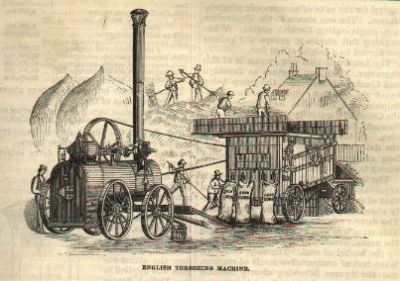 English Threshing Machine
Keywords: Agriculture, Farming, Threshing, English