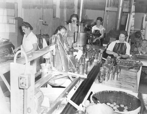 applesatchilhowie.jpg
This 1950 photo shows women processing apples at Bonham Brothers.
