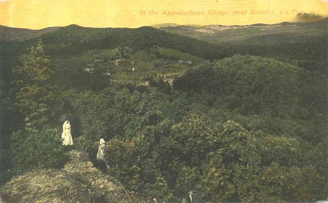 Bristol - Appalachain Range
This 1910s postcard shows some of the Appalachain mountains near Bristol, TN.
