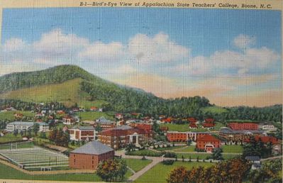 astc1936.jpg
Yhis 1936 postcard shows the campus as it was then.  This school is now Appalachian State University.
