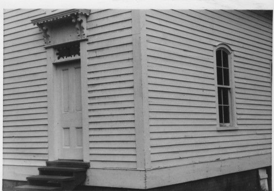 baptistchape1.jpg
This is a detail of one side of Baptist Chapel Church, organized in 1842, before it was covered over with vinyl siding and ruined the ambiance of the place.  Photo by Jeff Weaver, July 1978.
