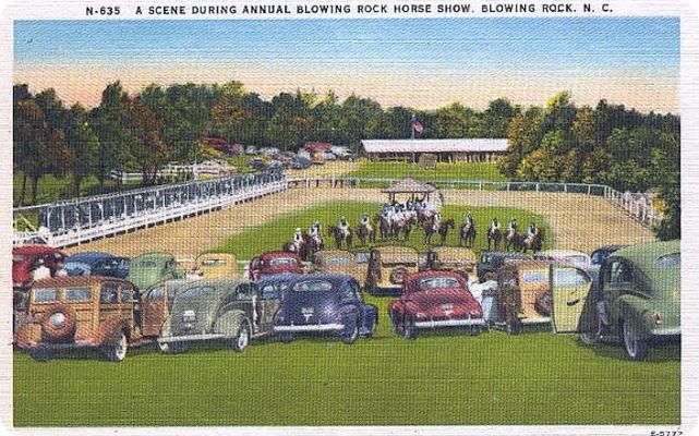 brhorseshow.jpg
This is a postcard from the 1938 Blowing Rock Horse Show.
