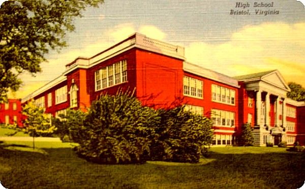 Virginia High School
This image is from a 1955 postcard.
