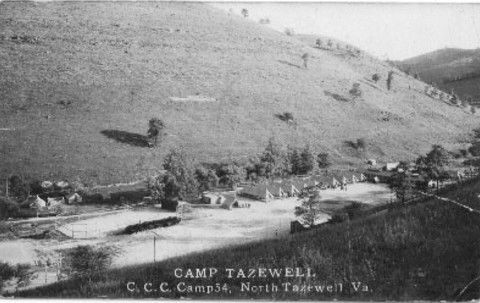 camptazewell1934.jpg
This is a 1934 photo of Camp 54 of the Civilian Conservation Corps (CCC) in Tazewell, Virginia.
