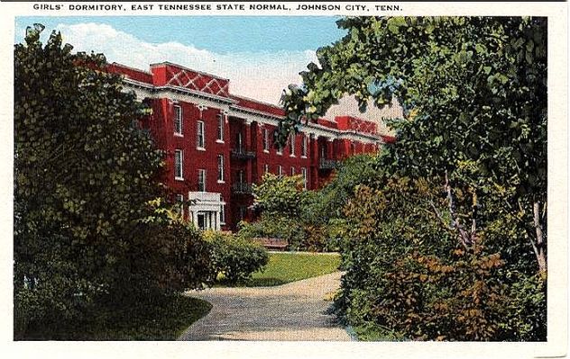 dormetsu.jpg
East Tennessee State Normal School was the precursor of East Tennessee State Teacher's College and East Tennessee State University.  This postcard is from the 1930s.
