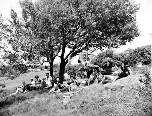 doughtonparkpicnic.jpg
This 1952 photo from the National Park Service Historic Photographic Collections shows a group of picnicers at the Doughton Park area off the Blue Ridge Parkway.
