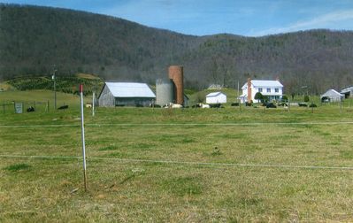 Comers Rock - Farmstead
This March 21, 2008 photo by Jeff Weaver shows a rather typical farmstead for central Appalachia, a house, barn and other out buildings, and a few cattle.  This farm is well maintained.
