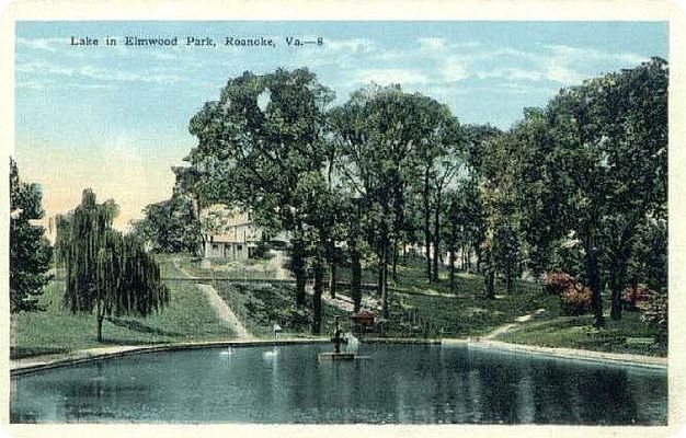 Roanoke - Elmmwood Park
This view of Elmwood Park is from a 1920s postcard.
