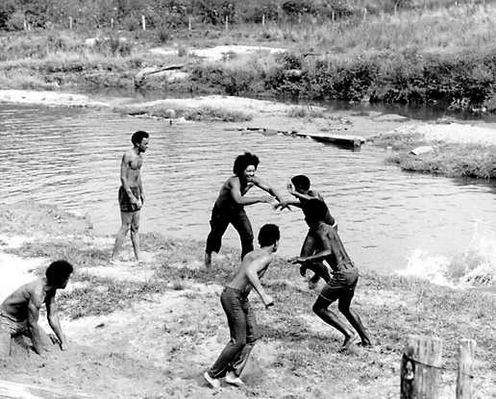 galaxfun1973.jpg
This 1973 photo from the National Park Service Historic Photographic Collection shows some boys having fun in the summer near the Blue Ridge Parkway, near Galax, Virginia.
