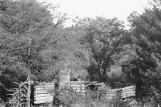 Chestnut Hill - Hash Cabin
This image shows the cabin of John and Sarah Hash in the mid-20th century, as it was being dismantled.  Photo by Espy Allen Deal. Courtesy of Tamara Deal Shepherd[email]armageddon@skybest.com[/email]
