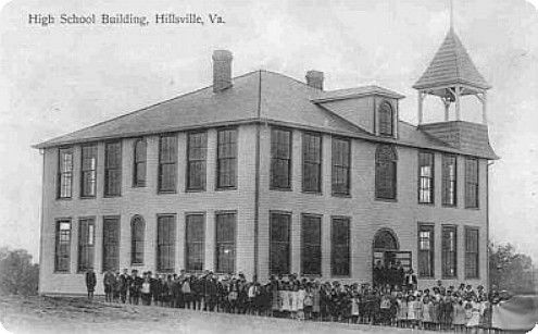 Hillsville - Hillsville High School
This postcard dates from the 1910-20 period.
