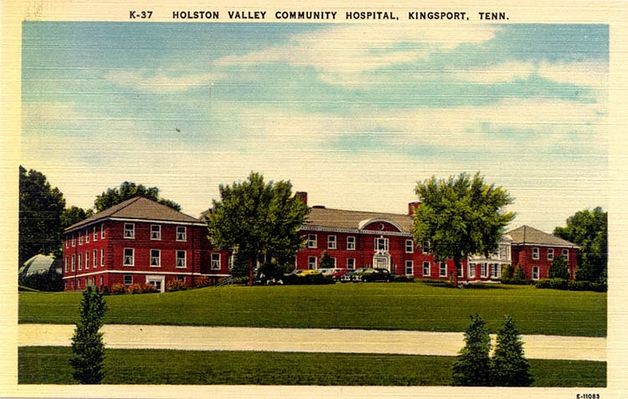 holstonvalleyhosp1940s.jpg
This view of the Holston Valley Hospital is from a 1940s era linen postcard.
