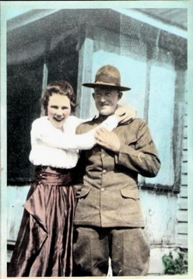 Potter, Conley and Myrtle Fae Byers
This is a picture of my grandparents Conley Potter and Myrtle Fae Byers.  My grandfather was born May 9,1893 at Zionville, Watauga County. His parents were Reuben Potter Jr. and Martha V. Lewis. After moving to Oregon he married Myrtle Fae Byers July 16,1917.  Conley Potter died Jan. 29.1961 at Walla Walla, Wa. and he is buried at Fossil, Wheeler Co., Or. Mrytle Fae Byers died Sept. 4,1928 at Wasco Co. Or. and she is buried at Wasco, Or.  Courtesy of Izzy [email]izetta815@yahoo.com[/email]
 

