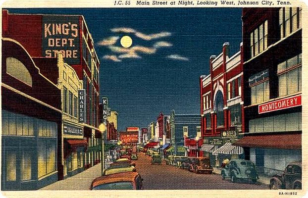 jctnight.jpg
This postcard shows King's Department Store on the left and Montgomery Wards on the right.  It dates from the 1940s.
