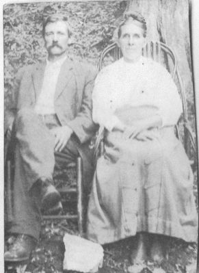 jonescharlie1.jpg
Charlie Alexander Jones (B. 1867, Floyd Co., VA? D. 1953 Grayson County, VA) and wife Lear Jestin Rutherford (B 1858 D. 1953) who are buried in the McKenzie Cemetery.   Courtesy of Viola Shenton [email]shentons@thevillages.net[/email]
