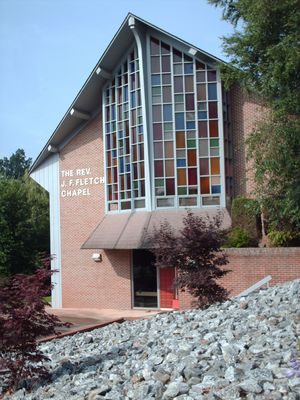 july2006pic 021.jpg
This is the J. F. Fletcher Chapel on the Campus at Oak Hill.  Photo July 14, 2006 by Jeff Weaver.
