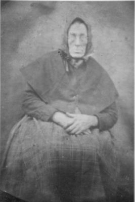 kilbycharityfrancis.jpg
Charity Francis Kilby (1827-_), wife of Nelson Kilby, is shown here in a tin type courtesy of Bryan Spencer. She was the daughter of Elijah Francis and Barbara Koontz,and the granddaughter of Charlie Francis. 
