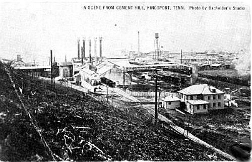 kingsportcementhill.jpg
This is a 1919 postcard showing the view from Cement Hill.
