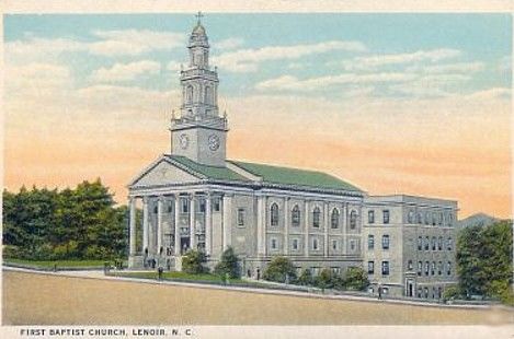 lenoir1stbaptist.jpg
This is from a 1930s postcard.
