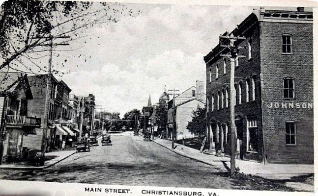 mainstchristiansburg.jpg
This post card dates from the 1920s.
