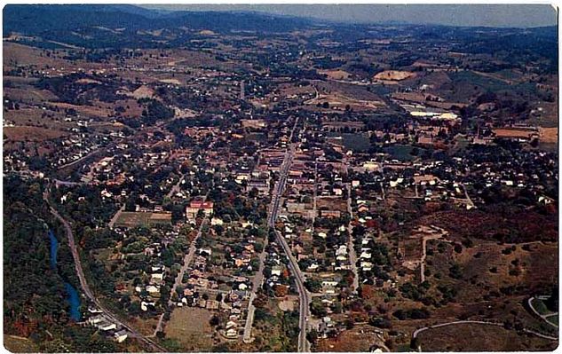 Marion - Aerial View
This aerial view is better than most seen.   It dates from sometime in the 1960s.  Lots of detail here.
